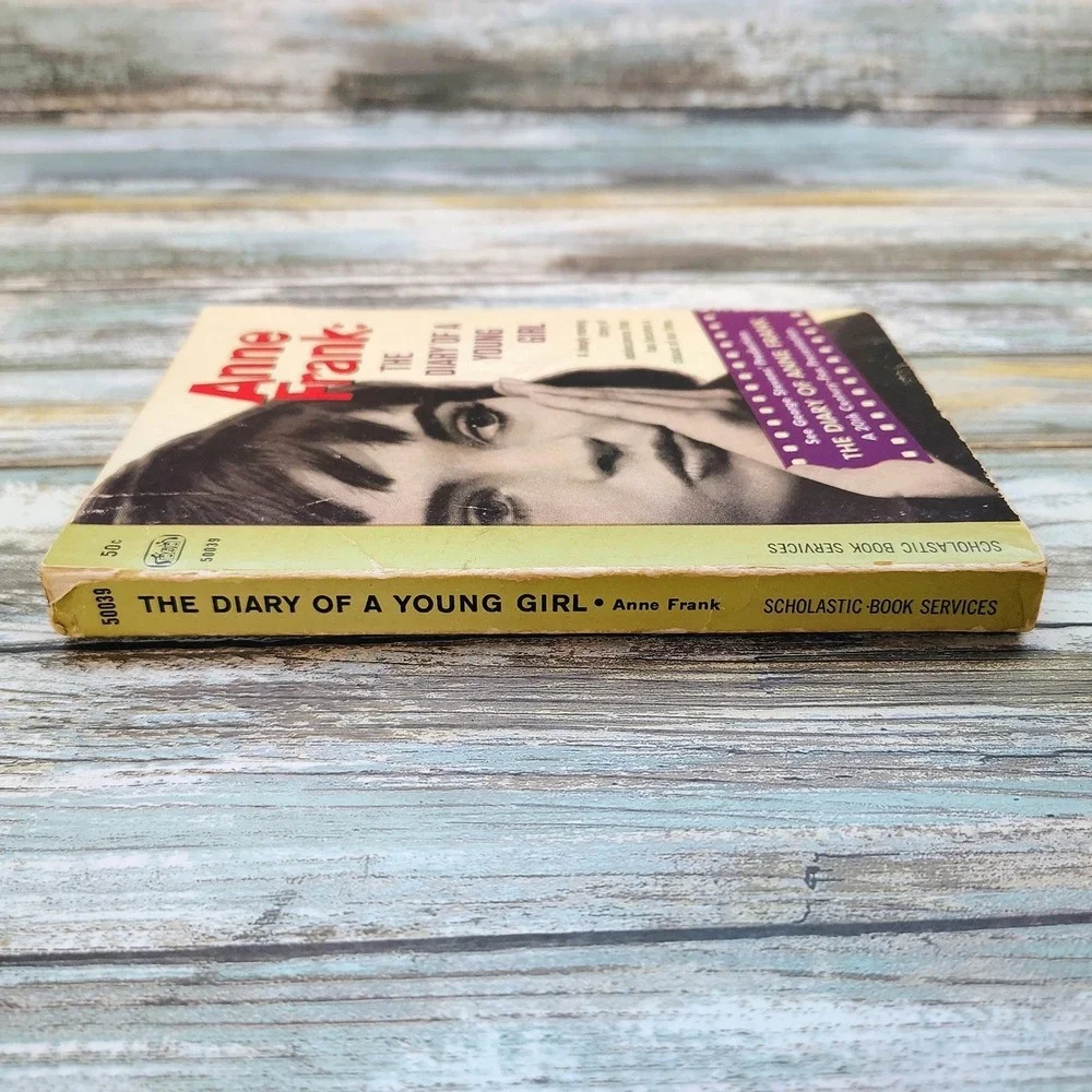 Anne Frank Diary‎ of a Young Girl Scholastic 50039 Vtg 1968 PB Movie Edition